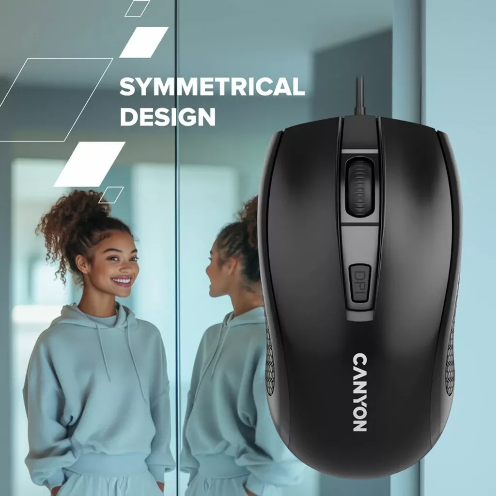 Мишка Canyon M-4 USB Black (CNE-CMS4) - зображення 6