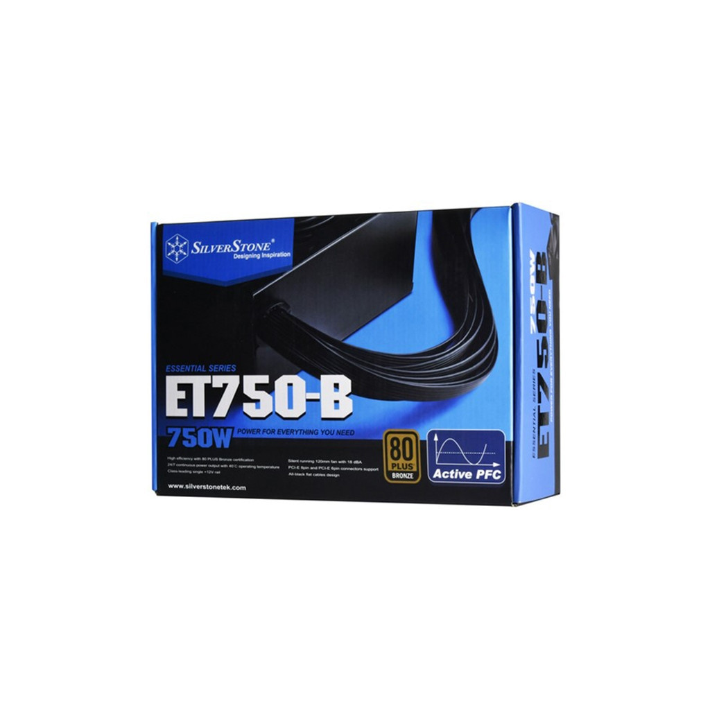 Блок живлення Silver Stone 750W STRIDER (SST-ET750-B) - зображення 12