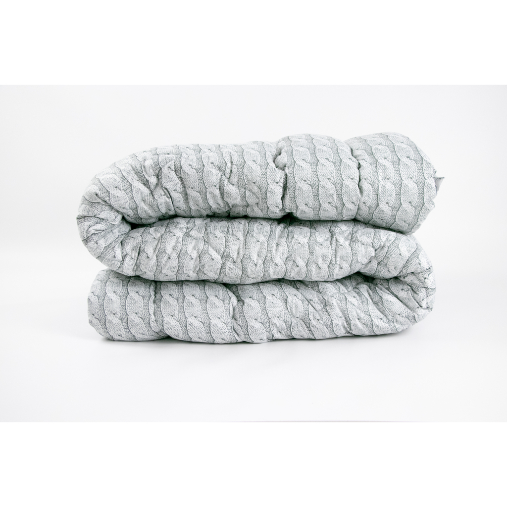Ковдра Руно силіконова Grey Braid зима 200х220 (Р322.52_Grey Braid) - зображення 6