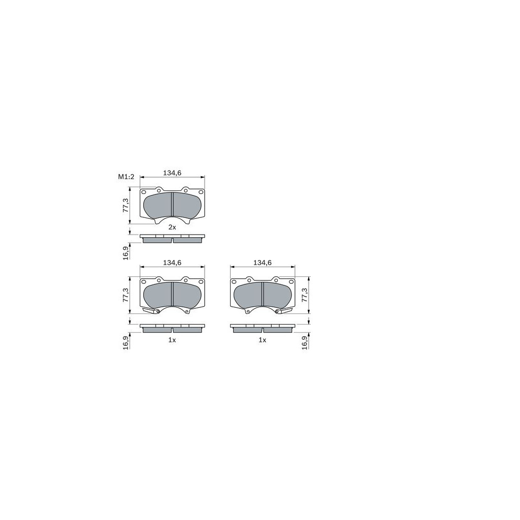 Гальмівні колодки Bosch 0 986 494 153 - зображення 3