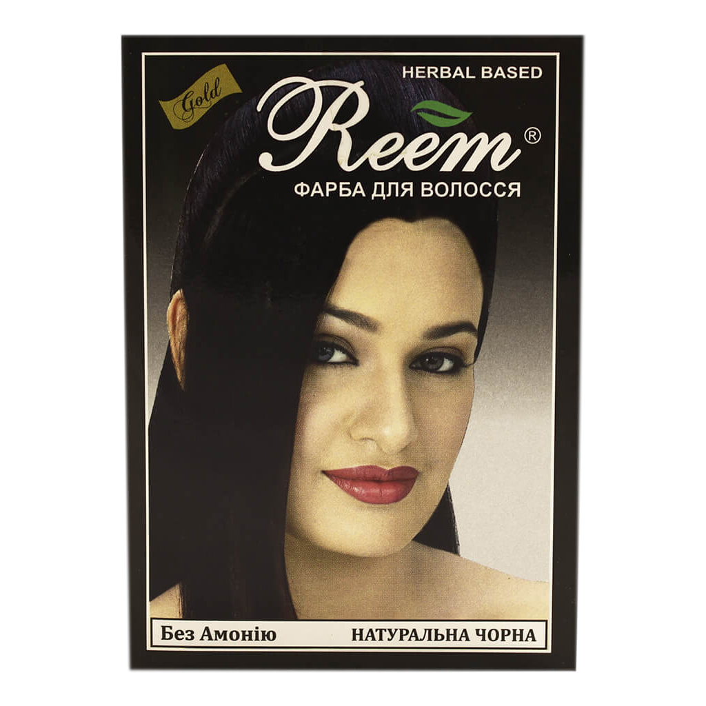 Фарба для волосся Reem Gold Чорна 60 г (8906029310064) - зображення 1