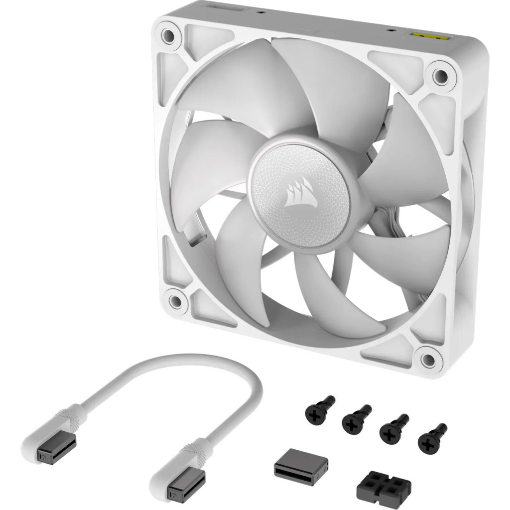 Кулер до корпусу Corsair iCUE Link RX120 RGB PWM White (CO-9051021-WW) - зображення 2
