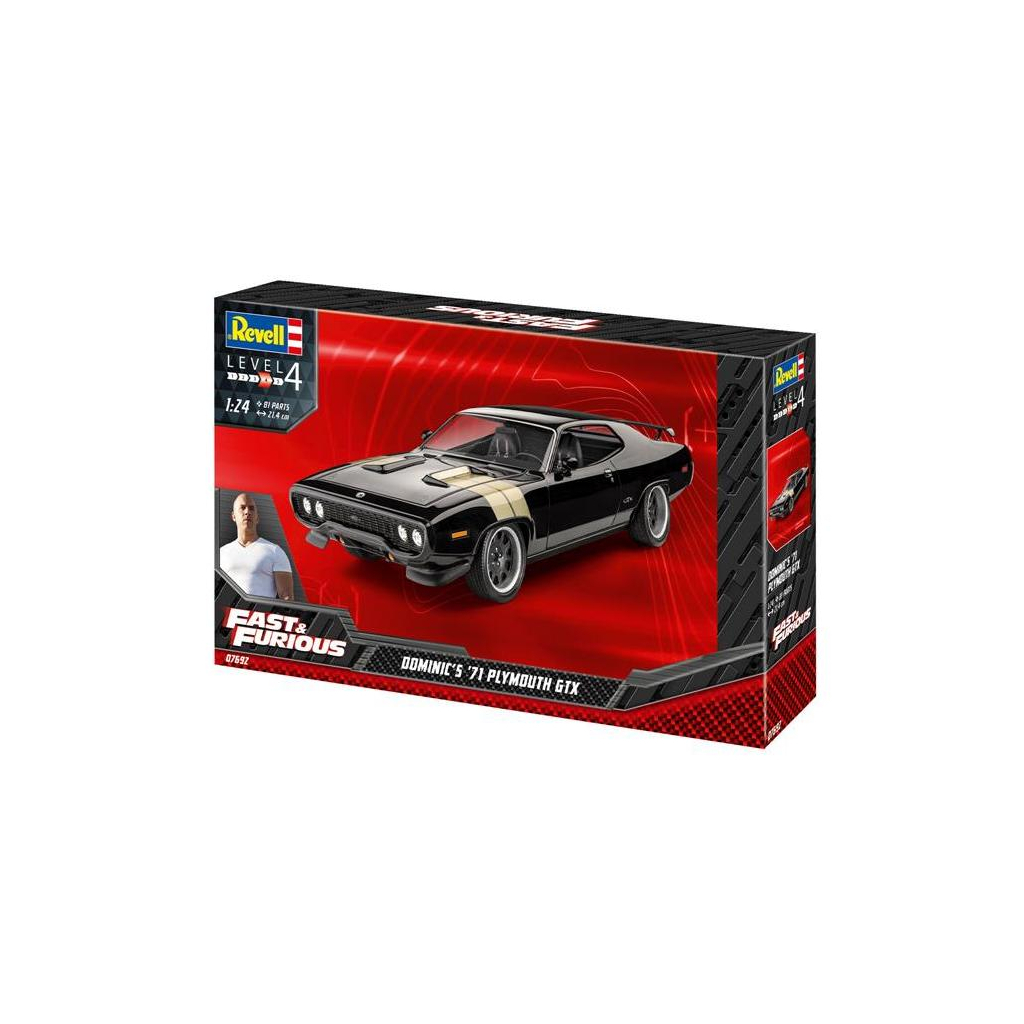Збірна модель Revell Plymouth GTX 1971 з к/ф Форсаж рівень 4, 1:24 (RVL-07692) - зображення 1
