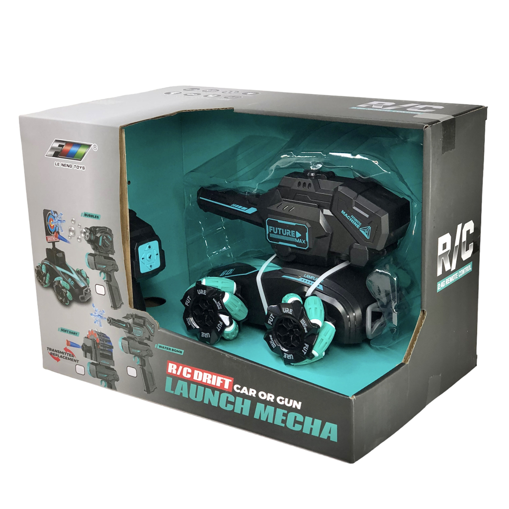 Радіокерована іграшка UFT Дрифтова машинка Танк-всюдихід Стріляє водяними бомбами з підсвічуванням (UFTGC2) - зображення 11