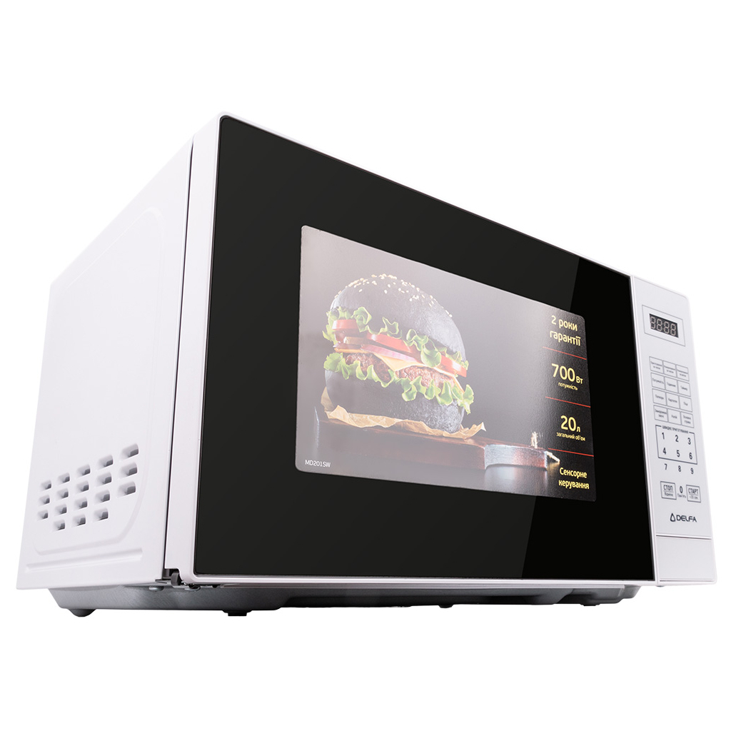 Мікрохвильова піч Delfa MD201SGW - зображення 2