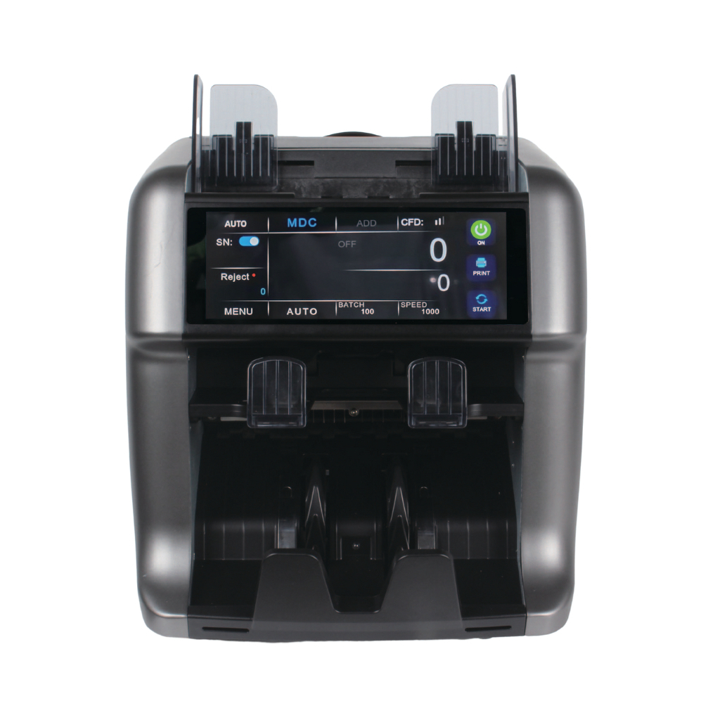 Лічильник банкнот Geos AL-956 2-х кишеньковий, мультивалютний (AL-956) - изображение 1