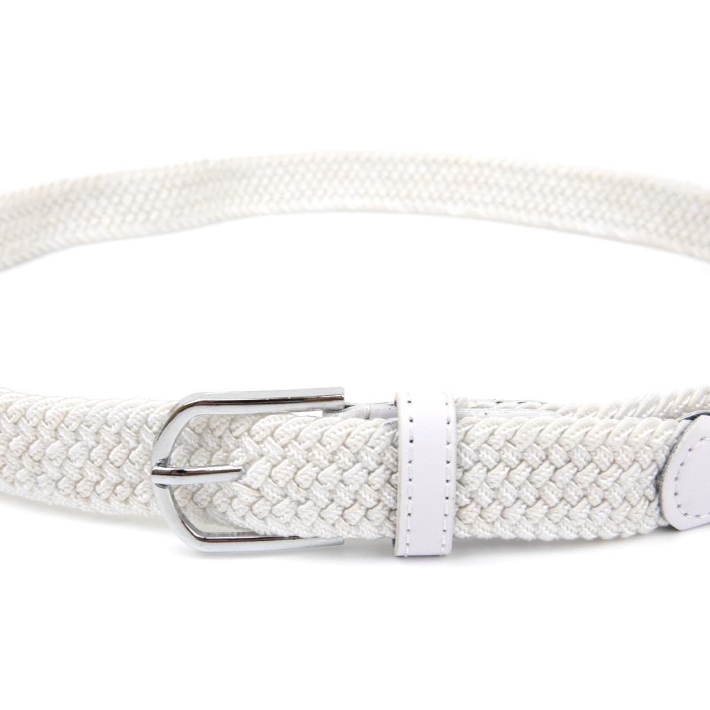 Ремінь Vintage Текстильний жіночий Білий (20545) - зображення 6