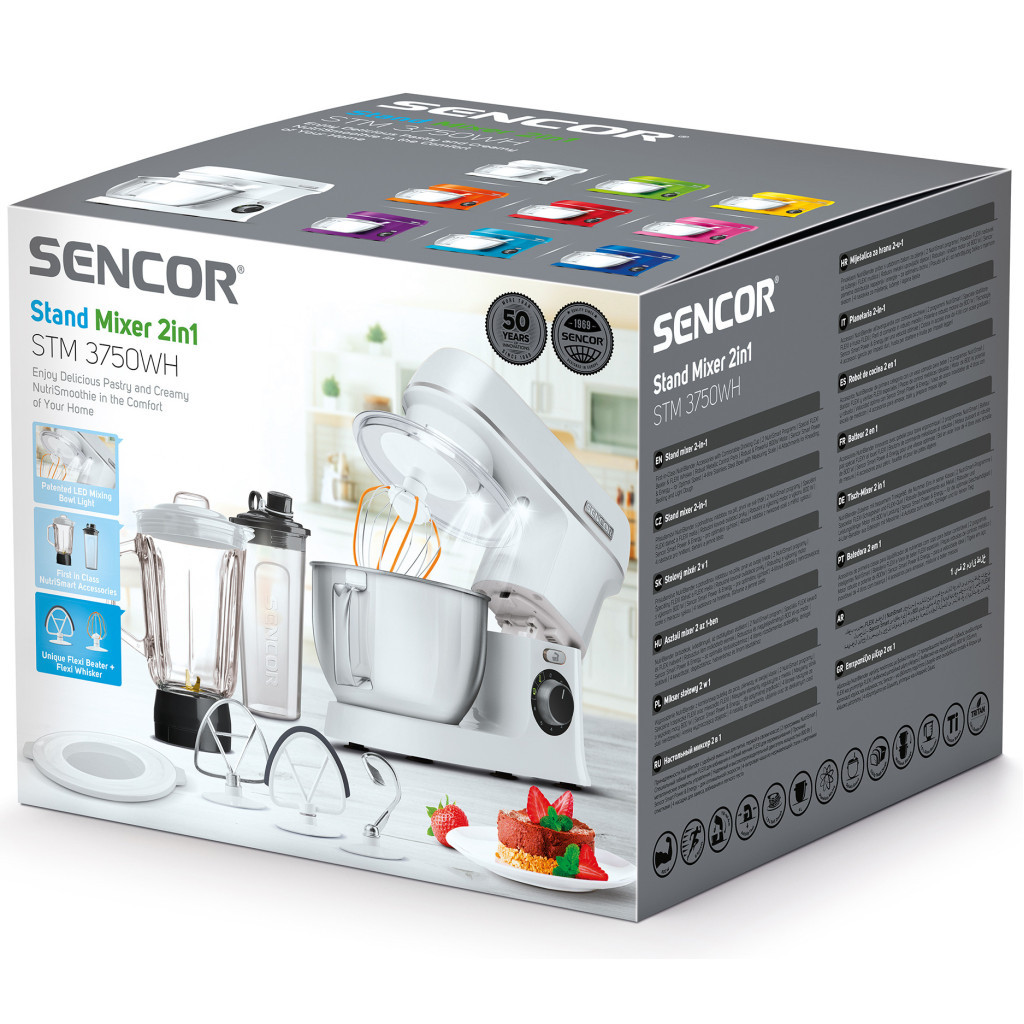 Кухонний комбайн Sencor STM 3750WH-EUE3 - зображення 12
