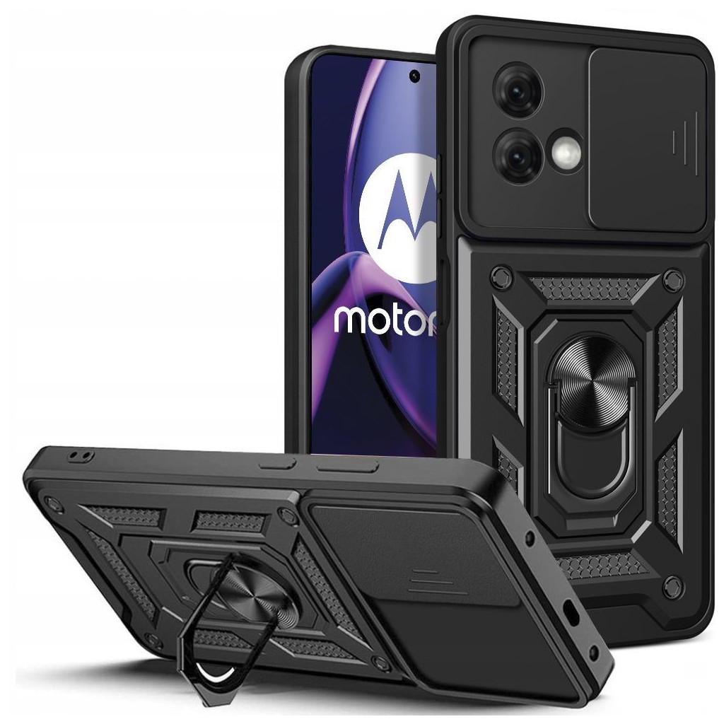 Чохол до мобільного телефона BeCover Military Motorola Moto G84 Black (710675) - зображення 2