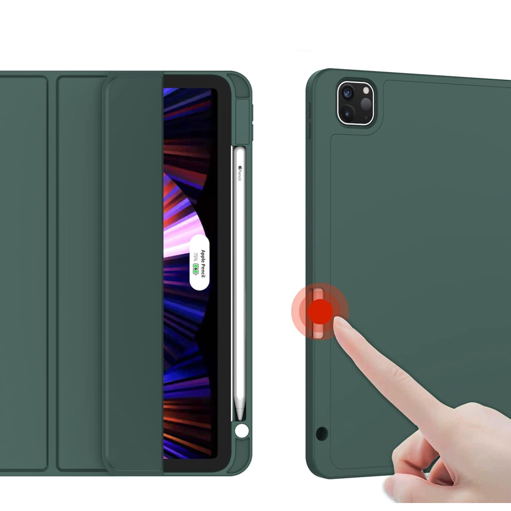 Чохол до планшета BeCover Direct Charge Pencil Apple iPad Pro 11 2020/2021/2022 Dark Green (709651) - зображення 3