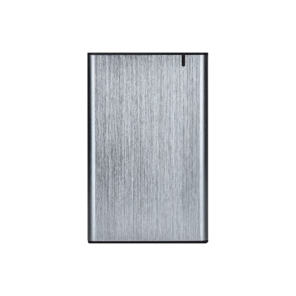 Кишеня зовнішня Gembird 2.5" USB3.1 alum grey (EE2-U3S-6-GR) - зображення 2
