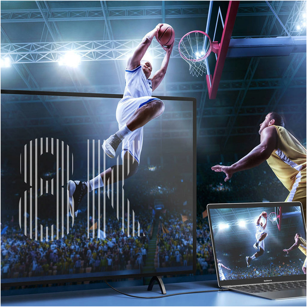 Дата кабель USB-C to USB-C 0.8m USB 4 100W 40Gbps 8K60Hz Choetech (XCC-1028) - зображення 5