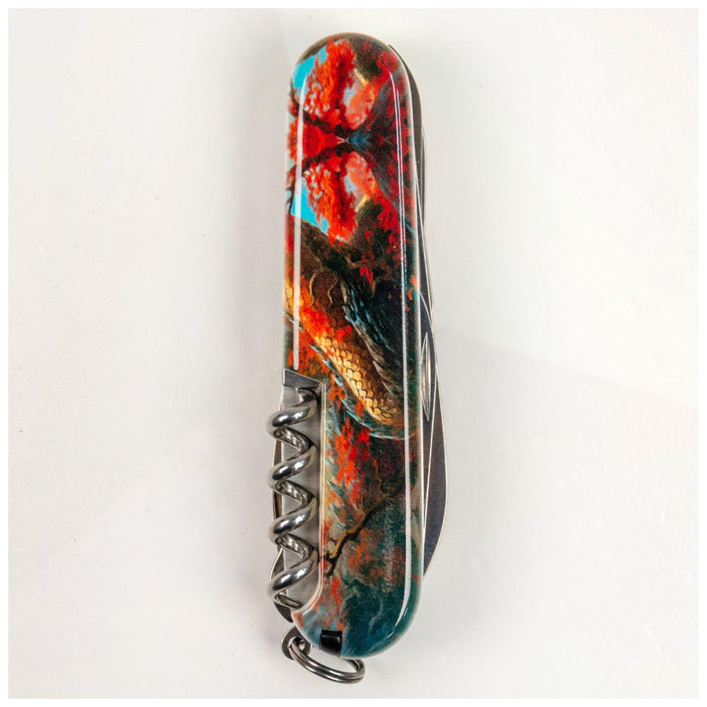 Ніж Victorinox Huntsman Zodiac 91 мм Бойовий дракон (1.3713.7_Z3230p) - зображення 11