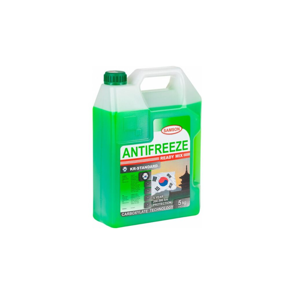 Антифриз SAMSON KR-Standard (-40) 5кг. (зелений) special Korea cars (803405) - зображення 2