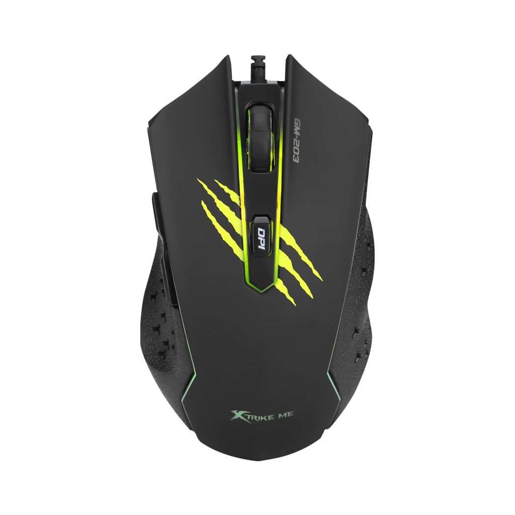 Мишка Xtrike ME GM-203 Сolors-LED USB Black (GM-203) - зображення 3