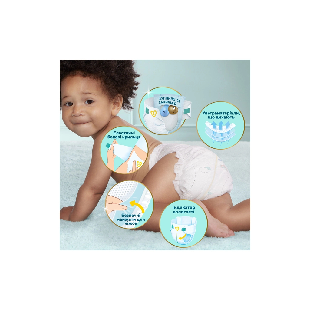 Підгузки Pampers Premium Care Розмір 6 (13-18 кг) 128 шт (8700216423700) - зображення 5