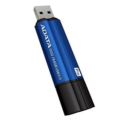 USB флеш накопичувач ADATA 64GB S102PRO Blue USB 3.1 (AS102P-64G-RBL) - зображення 3