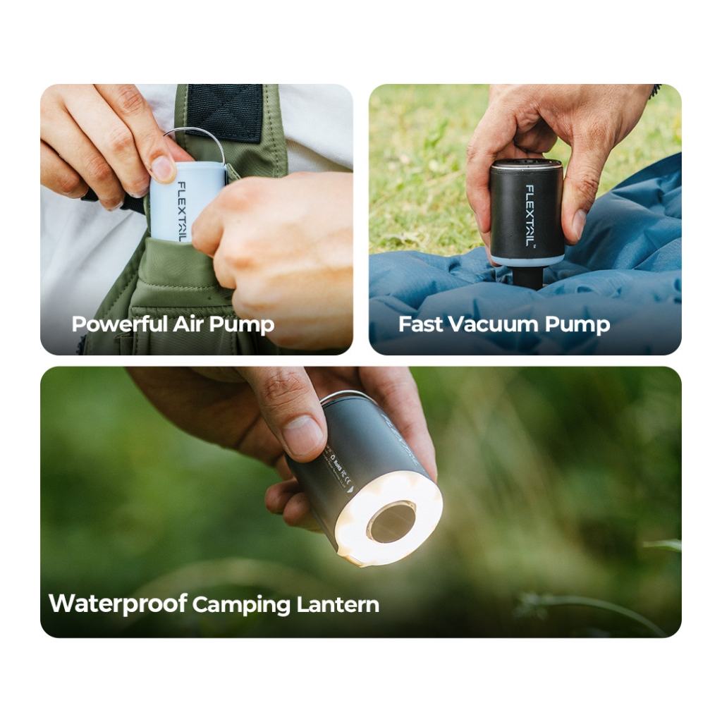 Ліхтар Flextail Tiny Pump 2X з функцією насосу білий (TY2X1600-WT-i) - зображення 3