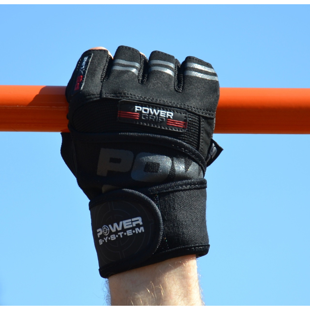 Рукавички для фітнесу Power System PS-2800 Power Grip Black XXL (PS-2800_XXL_Black) - зображення 6