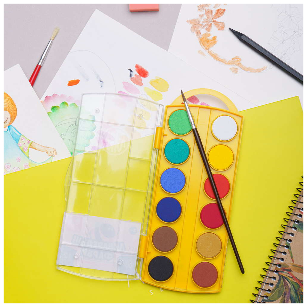 Акварельні фарби Школярик 12 кольорів (83216905-UA) - зображення 3