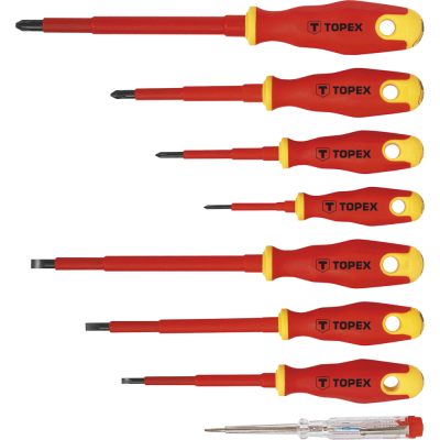 Набір викруток Topex 1000В, 8 шт. (39D674) - зображення 1
