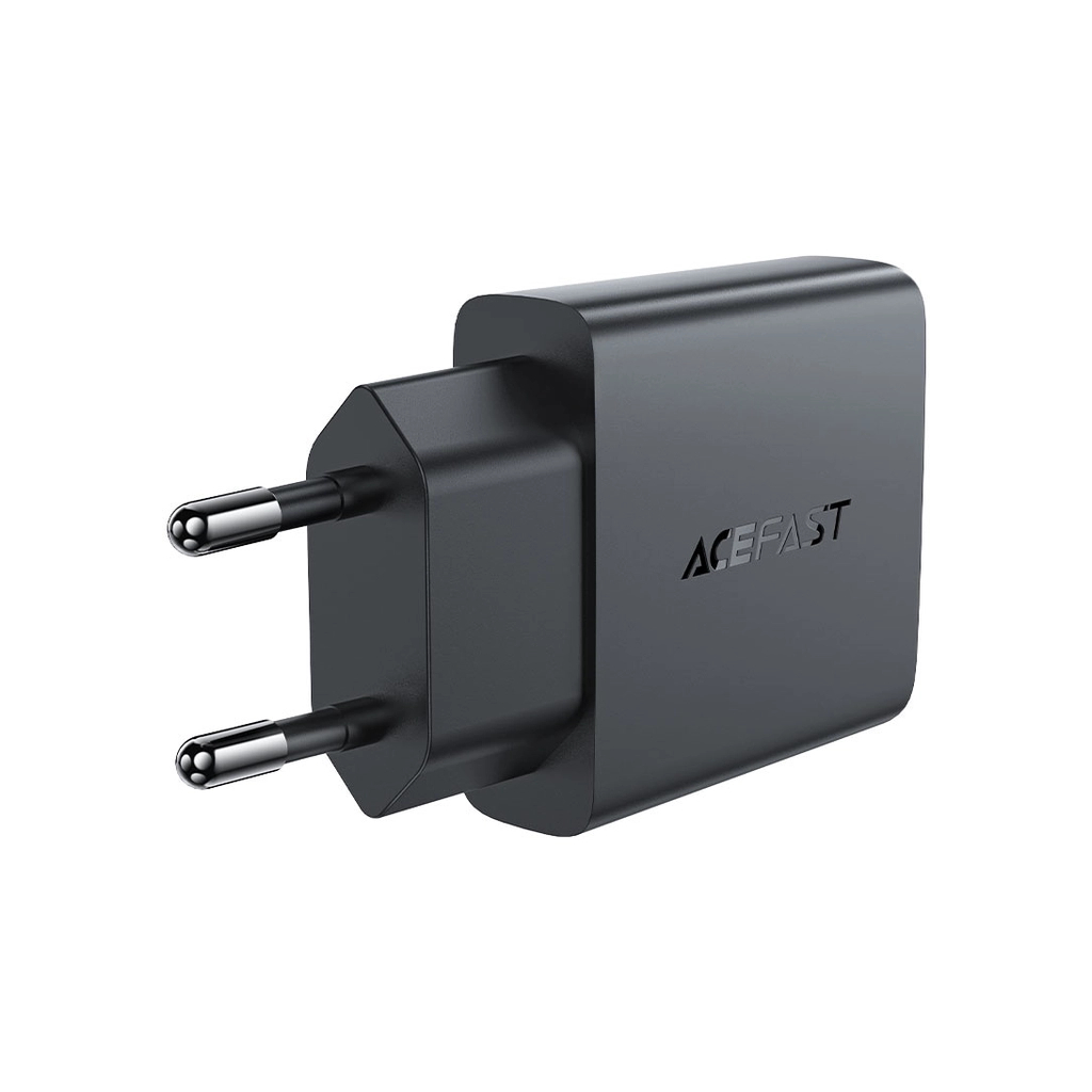 Зарядний пристрій Acefast A65 USB-C PD20W GaN ultra-thin Black (6974316282686) - зображення 3