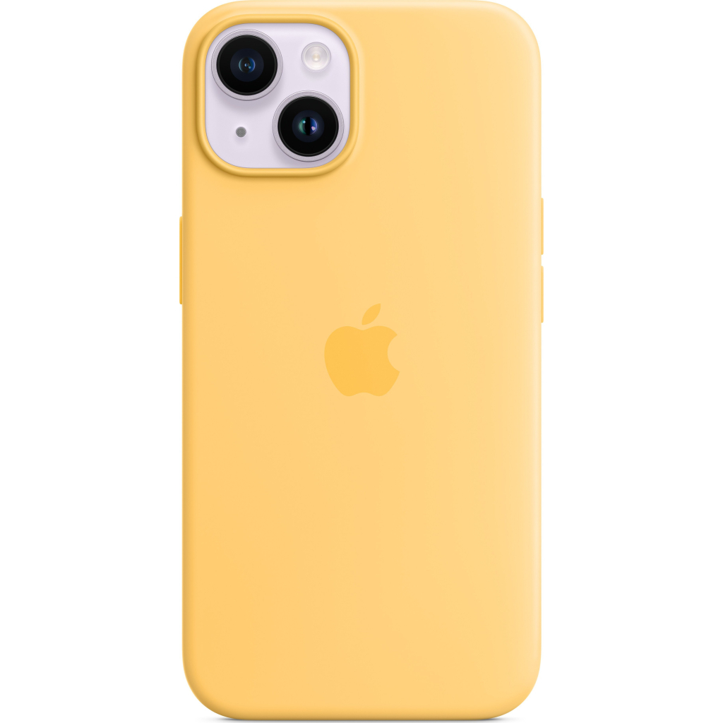 Чохол до мобільного телефона Apple iPhone 14 Plus Silicone Case with MagSafe - Sunglow,Model A2911 (MPTD3ZE/A) - зображення 3