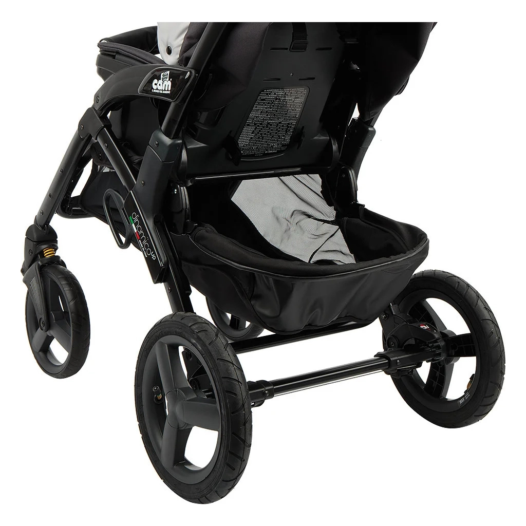 Коляска Cam 2 в 1 Dinamico Up Smart чорно-біле графіті (897010/782) - зображення 5