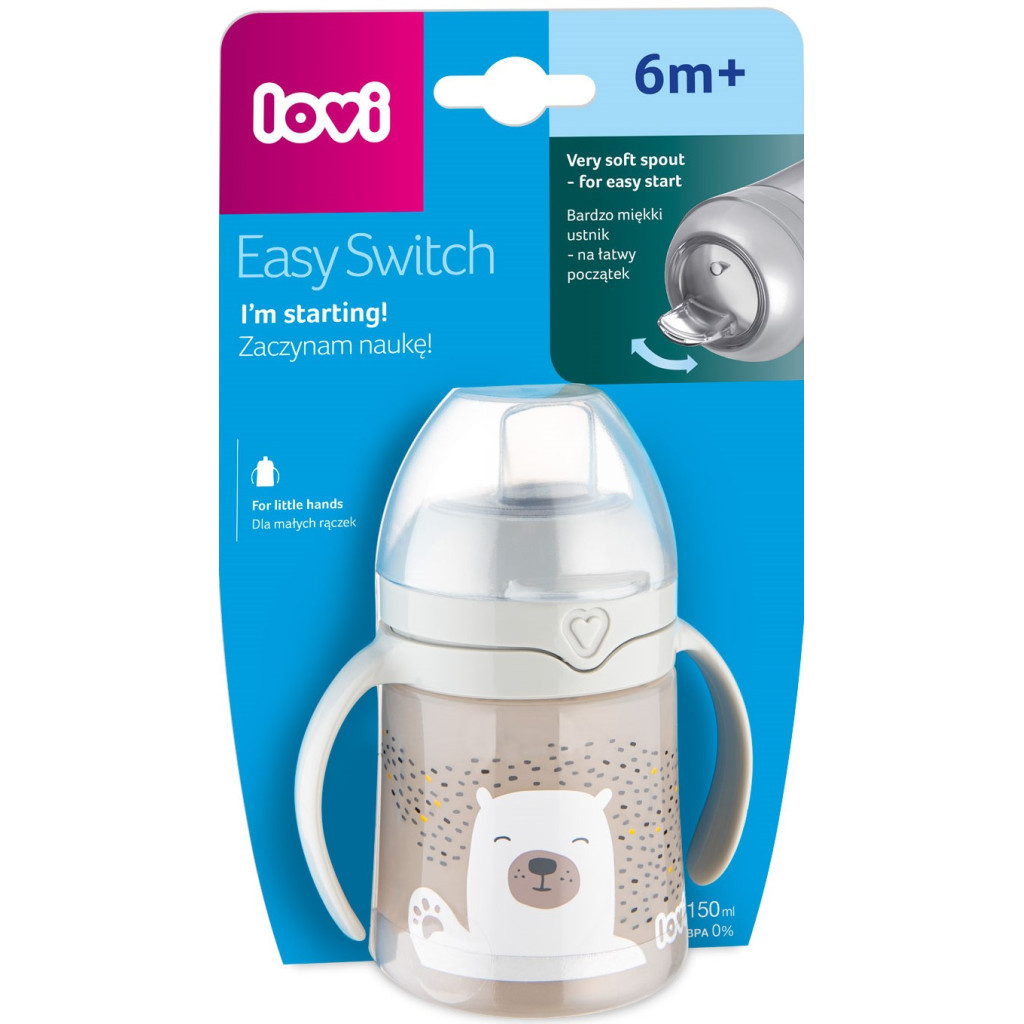 Поїльник-непроливайка Lovi Easy Switch Buddy Bear 150 мл (35/350) - зображення 2