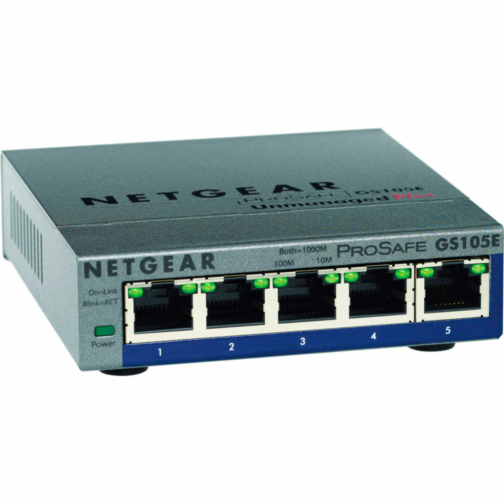Комутатор мережевий Netgear GS105E (GS105E-200PES) - зображення 1