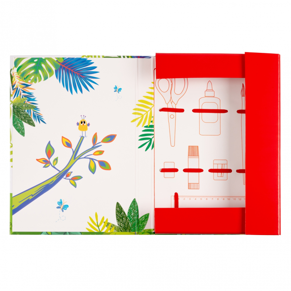 Папка для трудового навчання 1 вересня A4 картонна Zoo Land (500234) - зображення 2