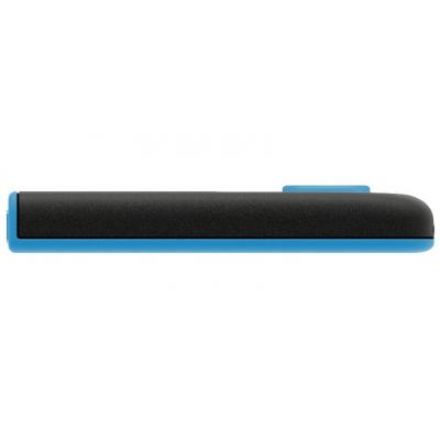 USB флеш накопичувач ADATA 128GB UV128 Black/Blue USB 3.1 (AUV128-128G-RBE) - зображення 2
