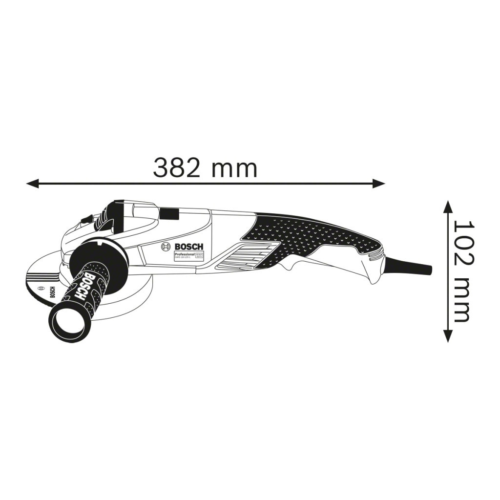 Шліфувальна машина Bosch GWS 18-150 L 150мм, 1800Вт, 10000об/хв, 2.6кг (0.601.7A5.000) - зображення 5