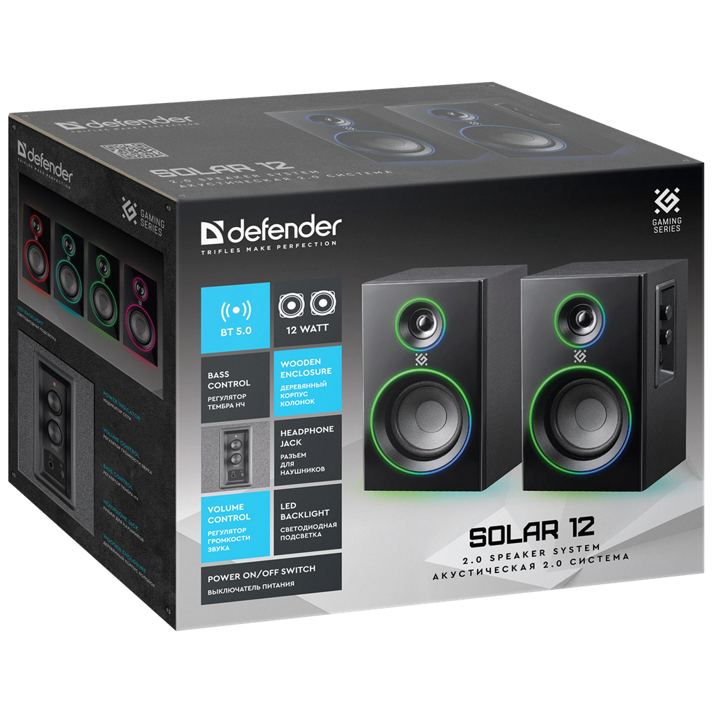 Акустична система Defender Solar Black (65712) - зображення 7