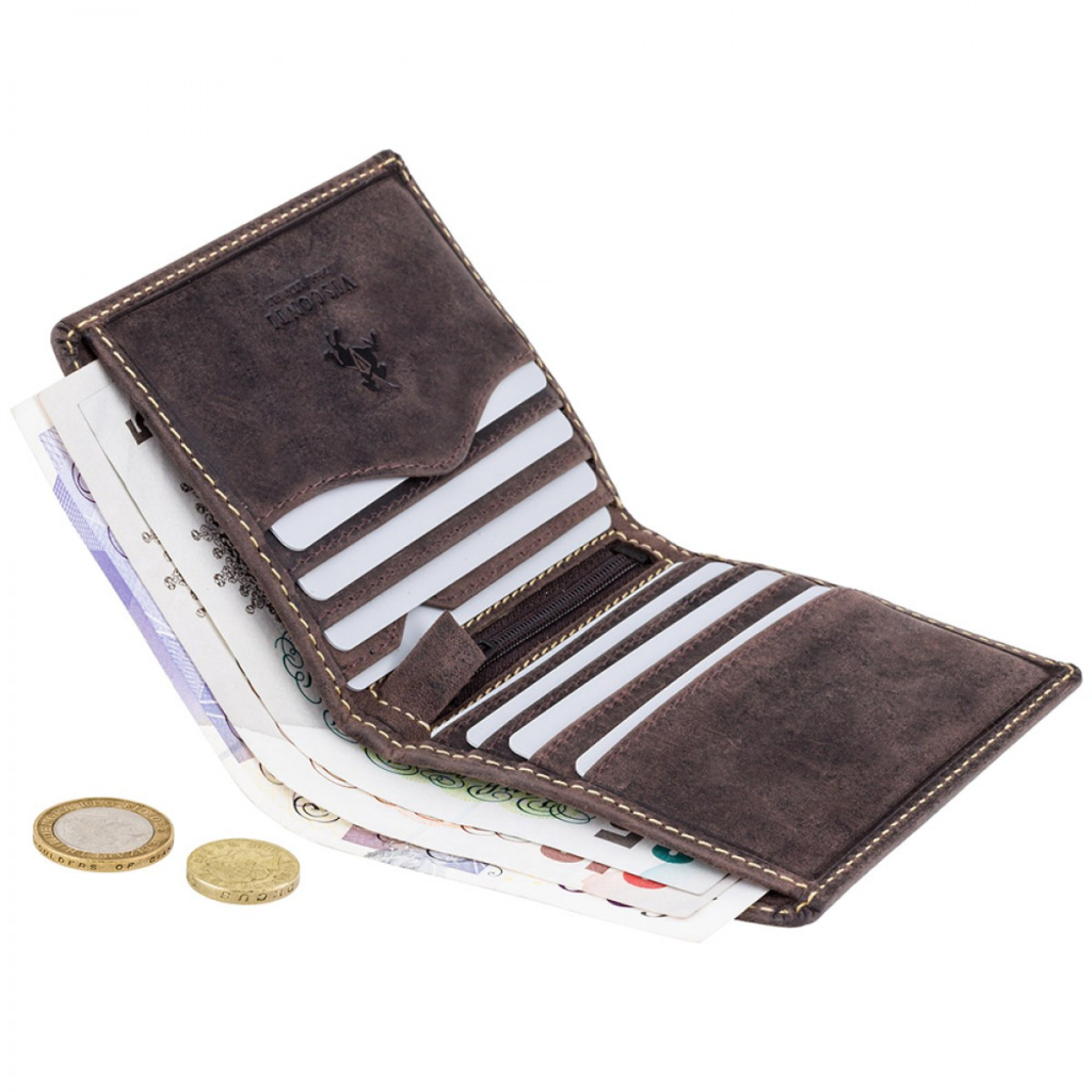 Гаманець Visconti 705 Arrow Oil Brown (705 OIL BRN) - зображення 4