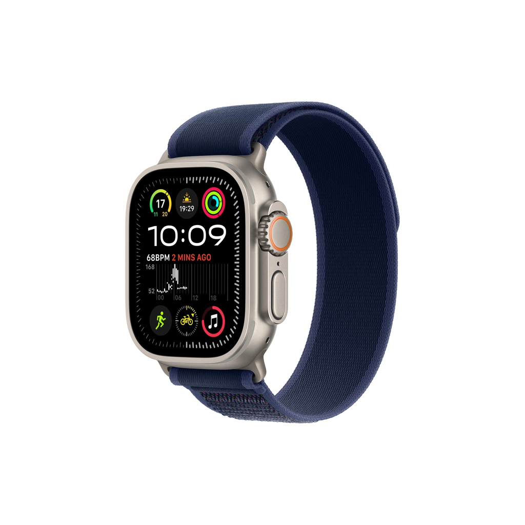 Смарт-годинник Apple Watch Ultra 2 2024 GPS + Cellular 49mm Natural Titanium Case with Blue Trail Loop - M/L (MX4L3UL/A) - зображення 1