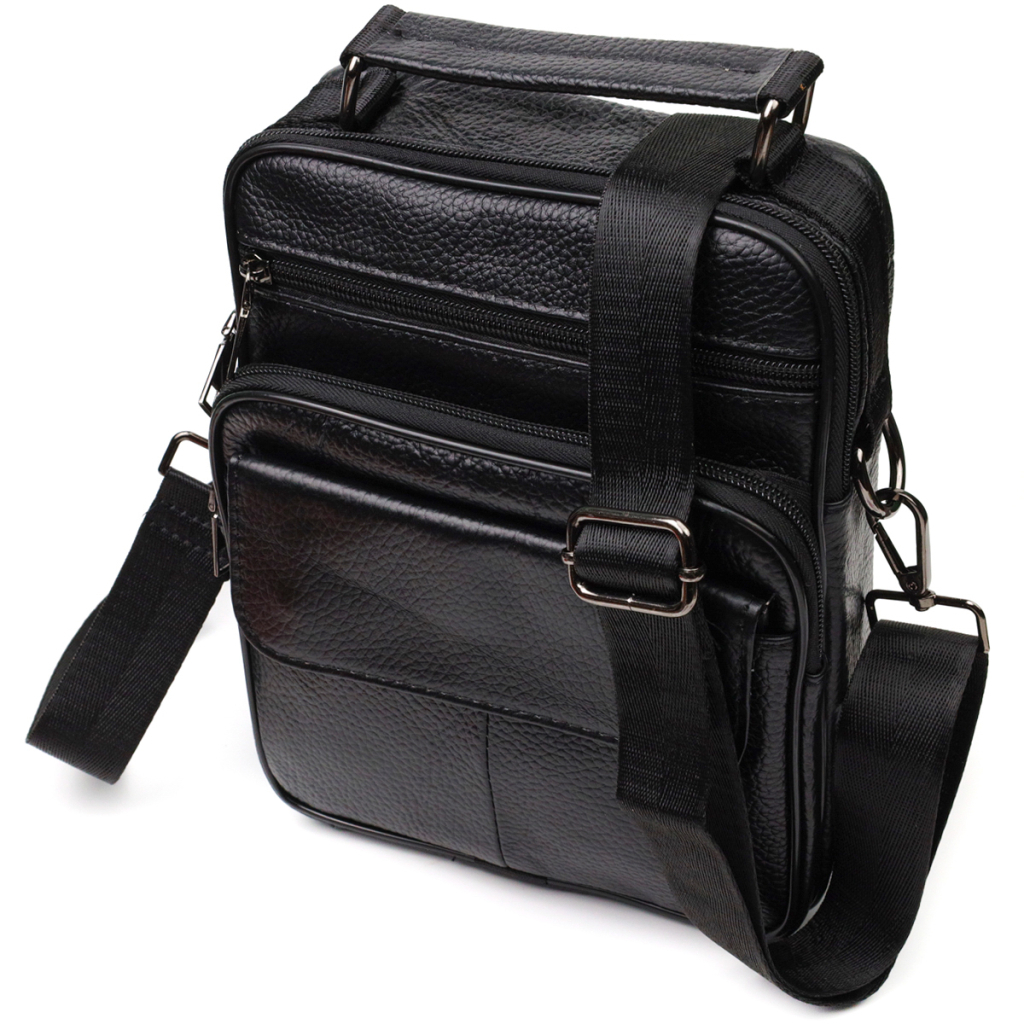 Сумка Vintage З натуральної шкіри Чорна (21953) - зображення 1