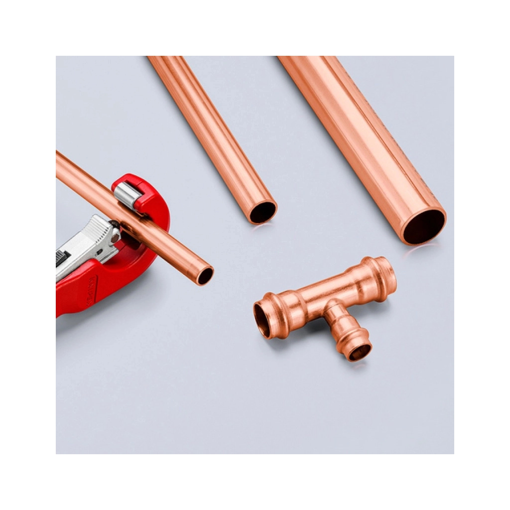 Труборіз KNIPEX TubiX для сталі, 6 - 35 мм (1/4"-1 3/8"), товщина стінок до 2 мм (90 31 02 SB) - зображення 6