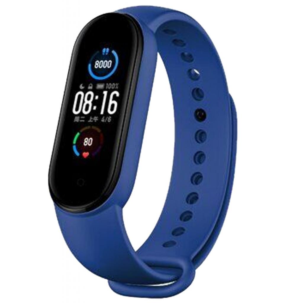 Ремінець до фітнес браслета Armorstandart Superhero Edition для Xiaomi Mi Band 5 Captain America Blue (ARM57108) - зображення 2