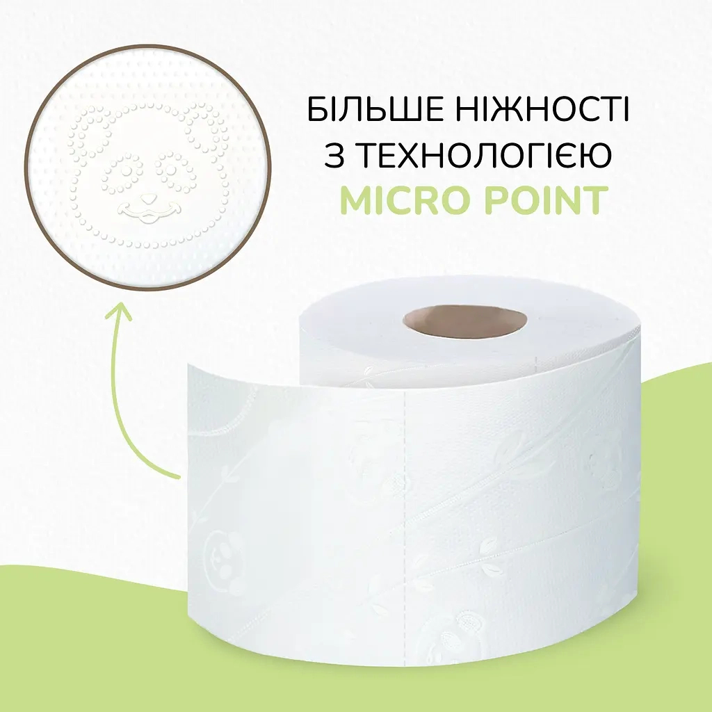 Туалетний папір Сніжна Панда Premium Classic Plus 3 шари 4 рулони (4820183972828) - зображення 5