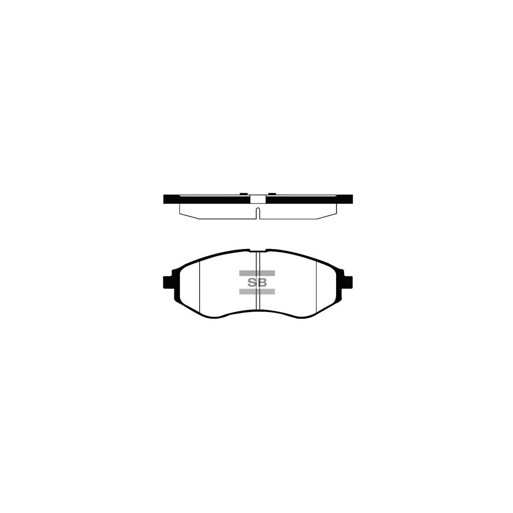 Гальмівні колодки HI-Q SP1158 - зображення 1