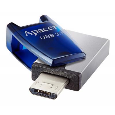 USB флеш накопичувач Apacer 32GB AH179 Blue USB 3.1 OTG (AP32GAH179U-1) - зображення 6