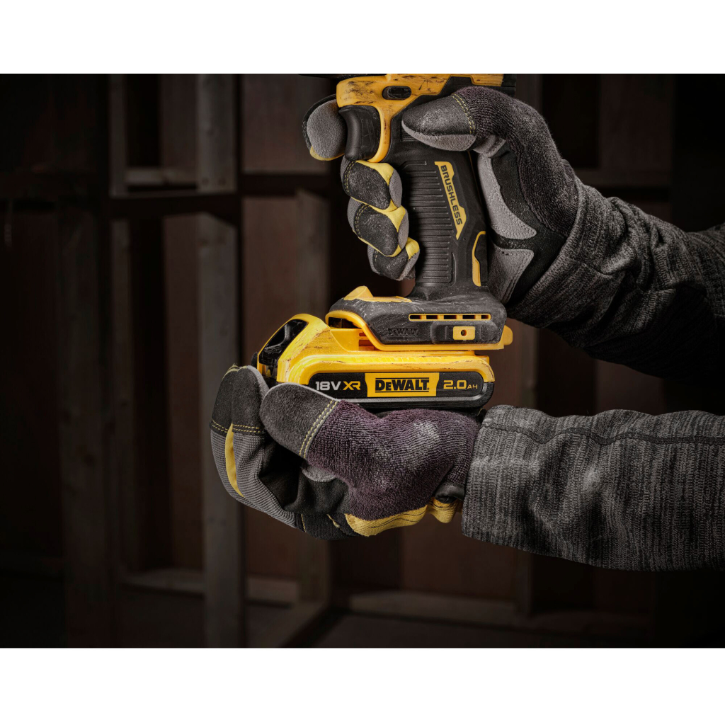 Шуруповерт DeWALT ударний XR Li-Ion 18 В 2 Ач, 68 Нм, 0-450/0-1650 об/хв, TSTAK (DCD100YD2T) - зображення 9