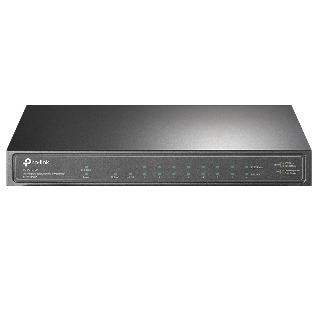 Комутатор мережевий TP-Link TL-SG1210P - зображення 2