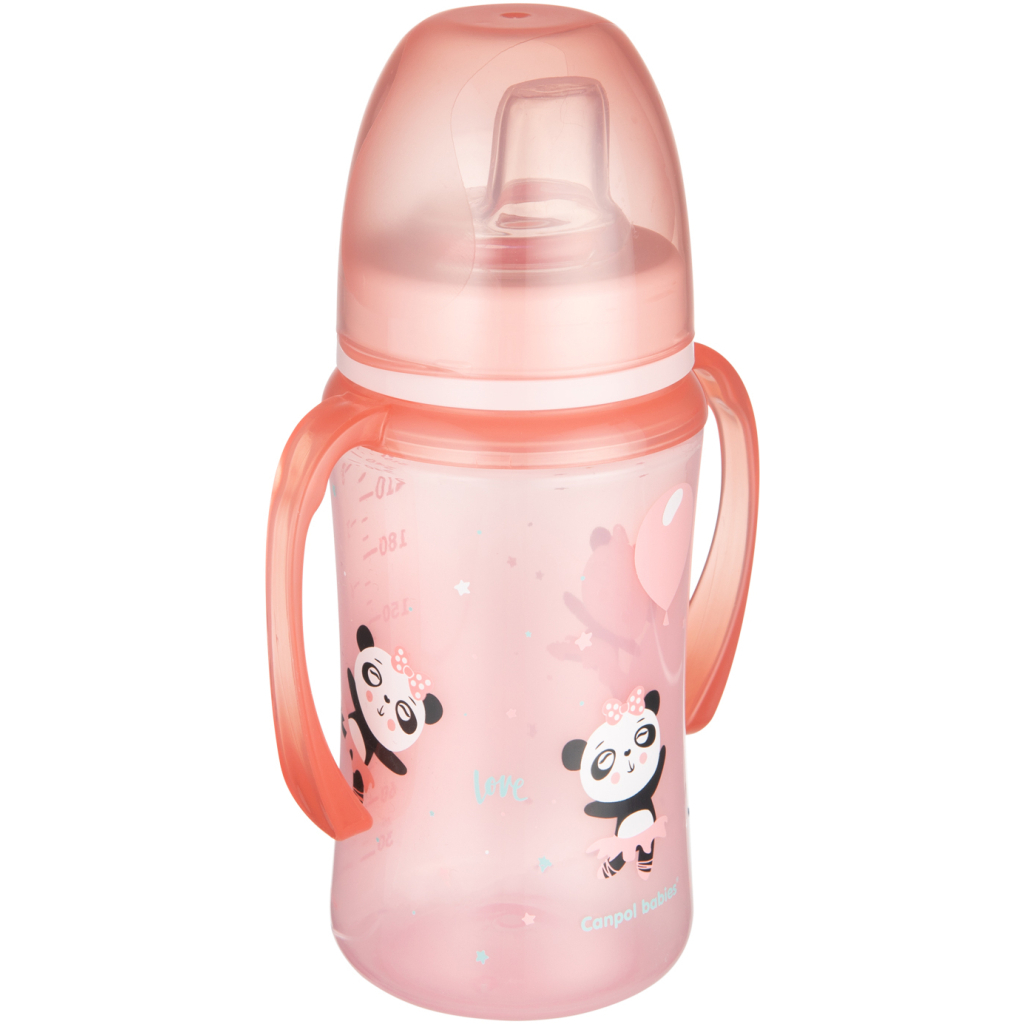 Поїльник-непроливайка Canpol babies EasyStart 240 мл -Sweet fun рожева (35/208_pin) - зображення 2