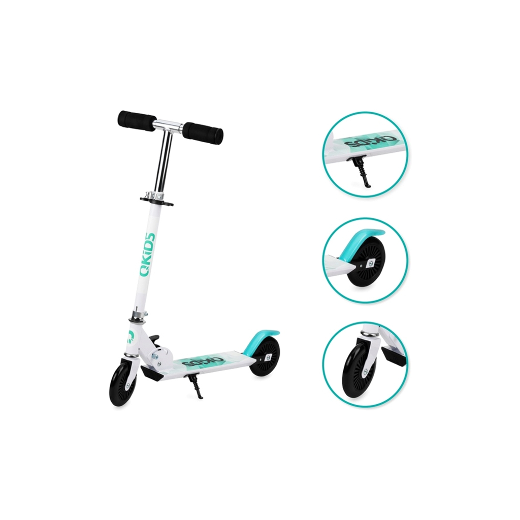 Самокат Qkids Flo Blue/Black (5900495895202) (HUBA00012) - зображення 3