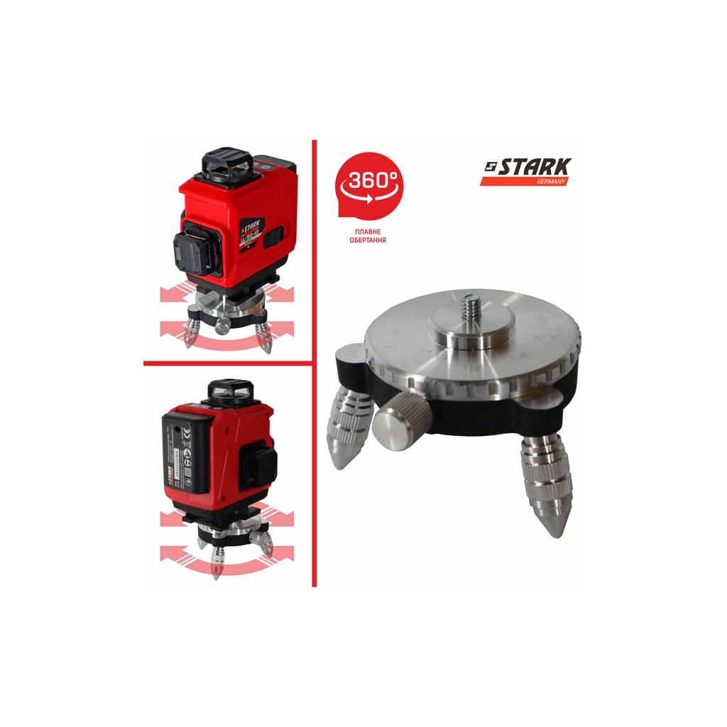 Лазерний нівелір Stark LL-16G-4D (290080130) - изображение 3