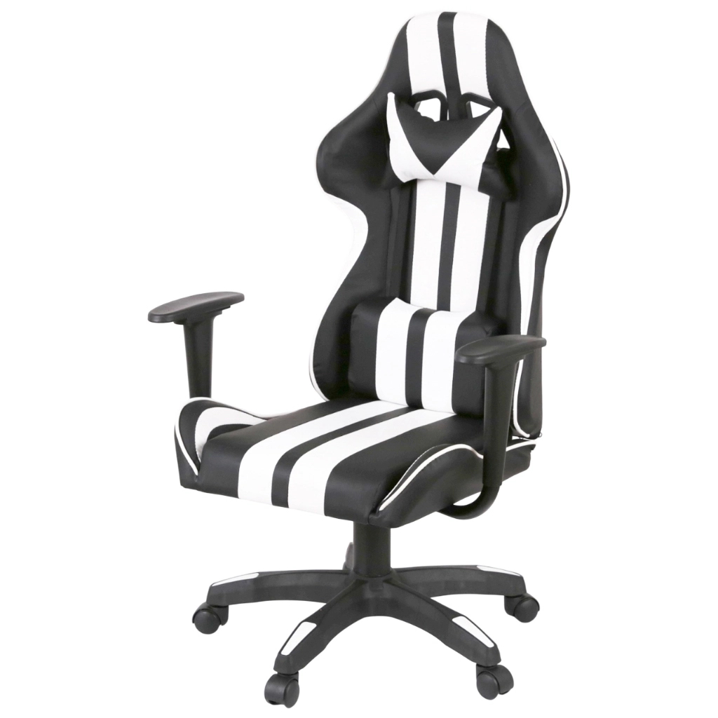 Крісло ігрове Аклас Стрік Light ANF Білий (PU-чорний/білий) (00160343) - зображення 1