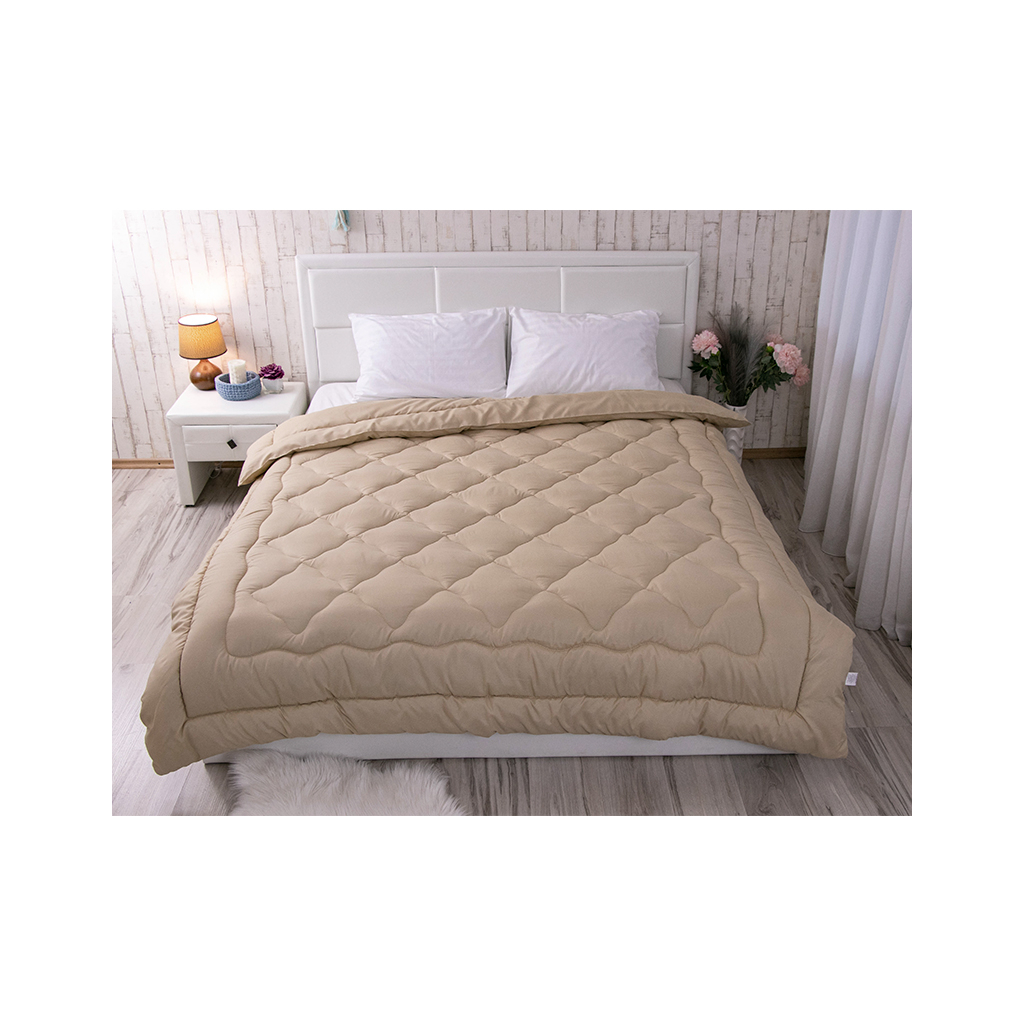 Ковдра Руно вовняна бежева 172 х 205 (316.52ПШУ_Бежевий) - изображение 3