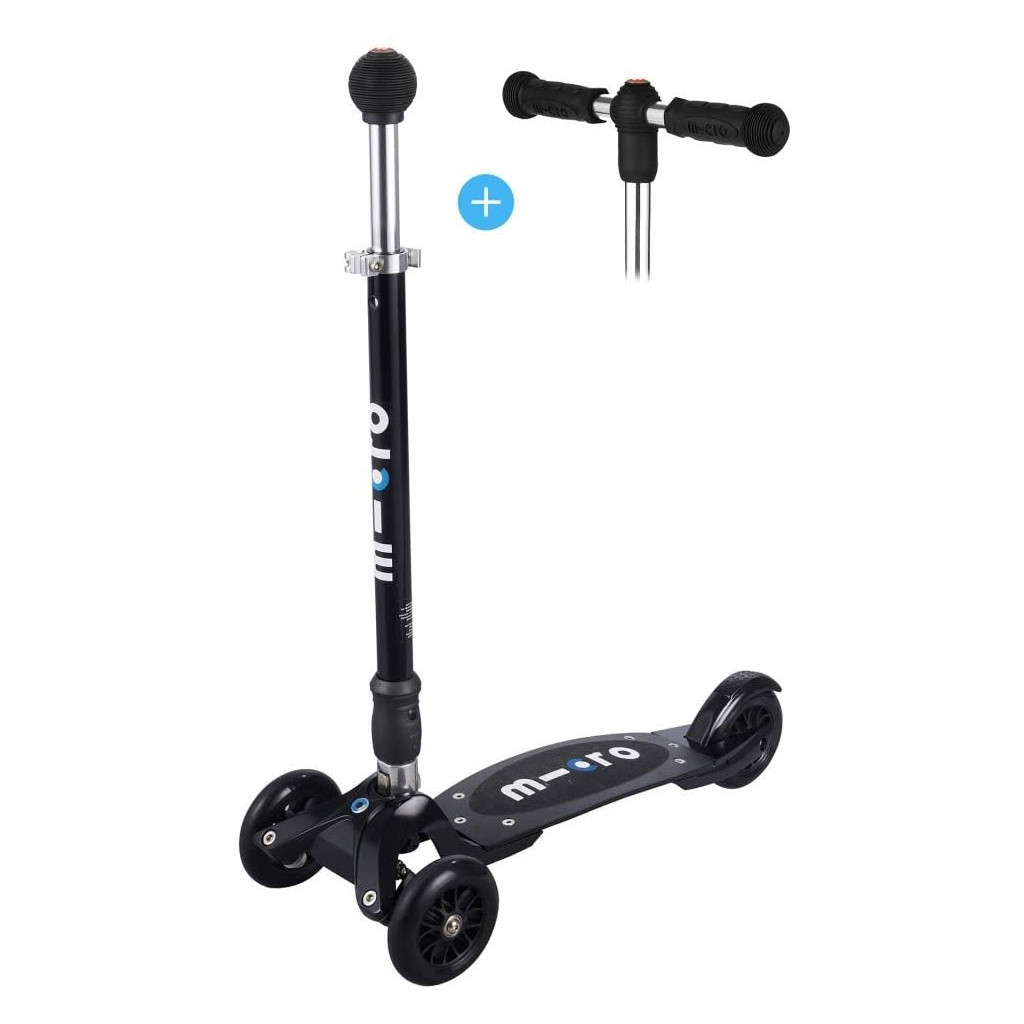 Самокат Micro Kickboard Сompact black matt Т+J (KB0020) - зображення 2